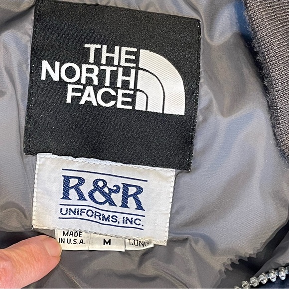 Vintage made in the USA The North Face & R&R Uniforms size medium long blue - Picture 5 of 10
